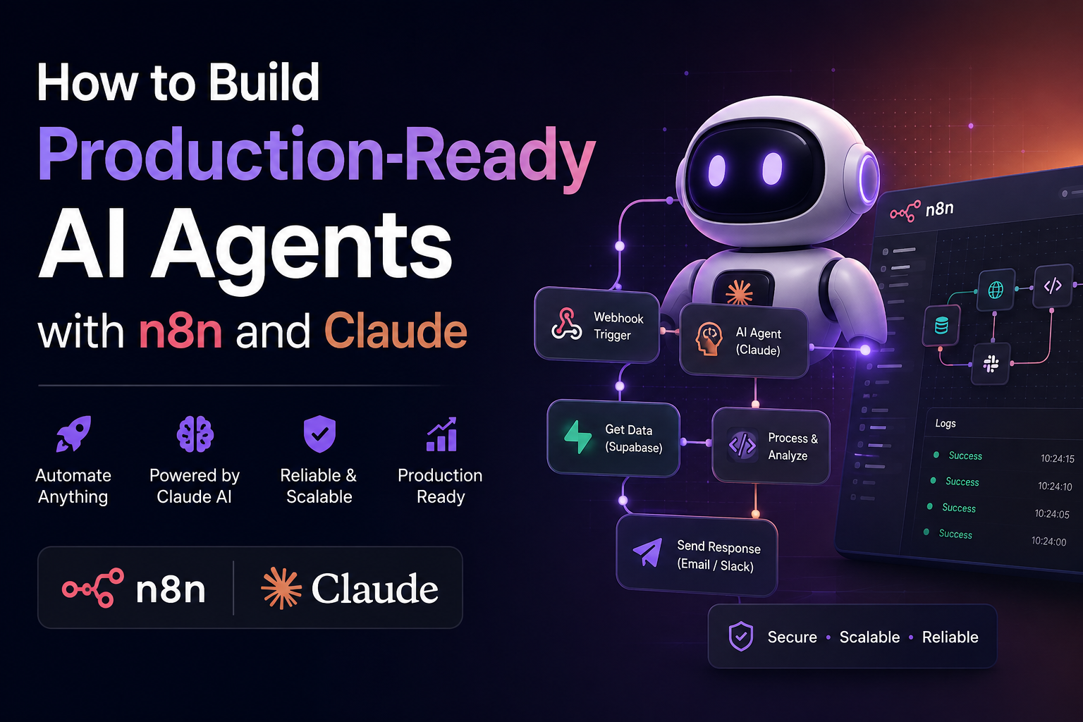 How to Build Production-Ready AI Agents with n8n and Claude